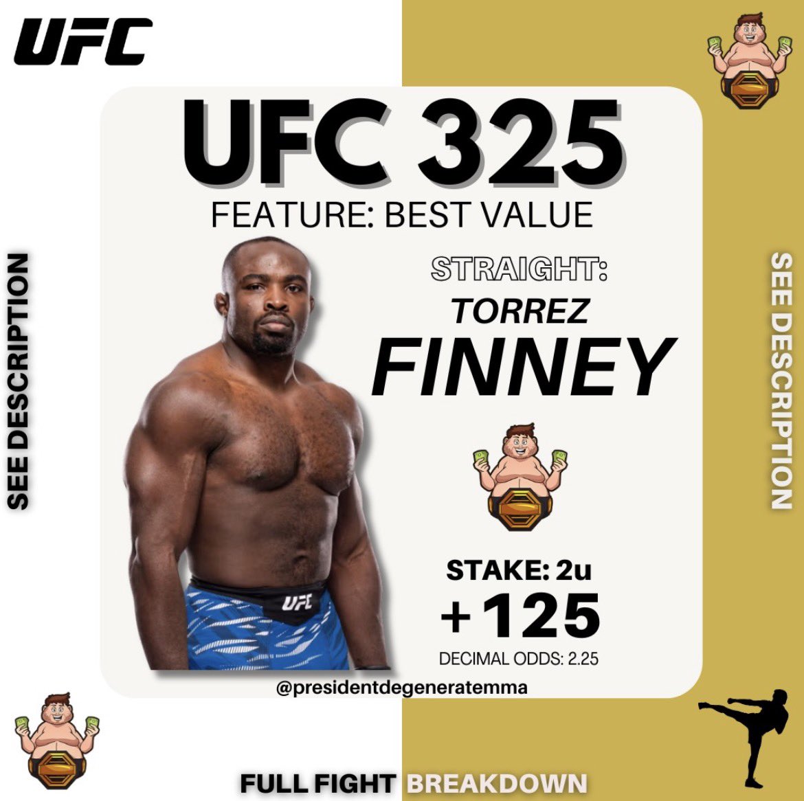 President Degenerate MMA tweet media
