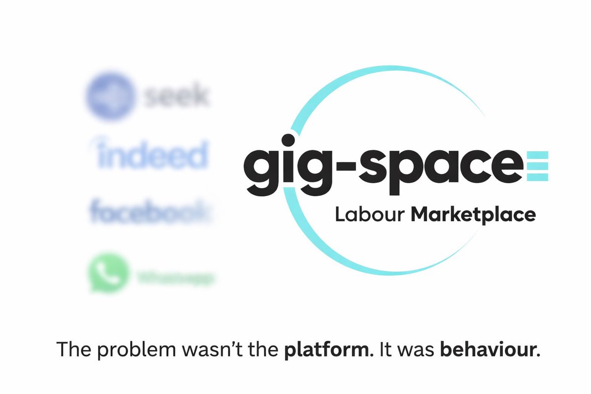 GigSpaceCom's tweet photo. One operational mistake I won’t repeat again

An operational mistake I made early at Gig-Space

I assumed early traction would come from new users joining and immediately posting jobs on the platform.

What I underestimated was this, we’re not just onboarding people, we’re re-educating behaviour. Most scouts (employers) are used to Seek, Indeed, Facebook groups, WhatsApp threads, or email blasts. Asking them to switch platforms isn’t just a tech change, it’s a habit change.

That slows early traction, even when the solution is better.

The lesson for me, short term, you remove friction and meet people where they are.

Long term, behaviour shifts naturally once trust and results are there.
That adjustment changed how we operate.

Shawn Buttling CEO Co-Founder https://t.co/lzlB5yHSWx