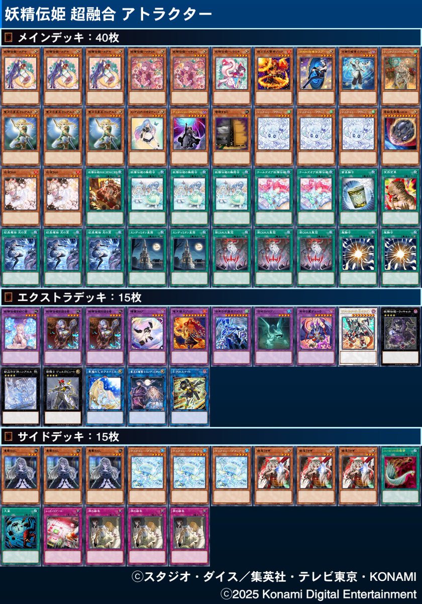 太陽2人チーム戦
妖精伝姫使ってベスト3でした！💪

予選
ラビュ 先 ○○ チ○
ｷﾗｰﾁｭ 先 ○×○ チ-
捕食 後 ✕〇〇 チ〇
ｷﾗｰﾁｭ 先 〇✕〇 チ〇

トナメ
ｴﾙﾌｪﾝ 後 〇✕〇 チ〇
ｷﾗｰﾁｭ 後 ✕〇✕ チ✕
烙印 先 〇〇 チ〇

対面への知識が浅すぎた〜！！！
マジでめっちゃ悔しい😭