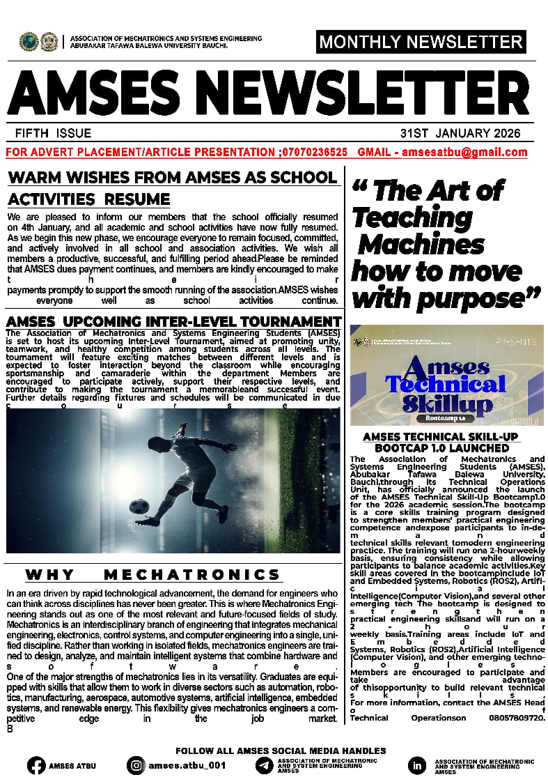 AMSES001's tweet photo. AMSES newsletter fifth edition https://t.co/ZUV7FOCTqa