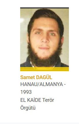 Çok değil, bir sene öncesine kadar Türkiye’nin “Arananlar Listesinde” yer alan Samet Dagül mü?