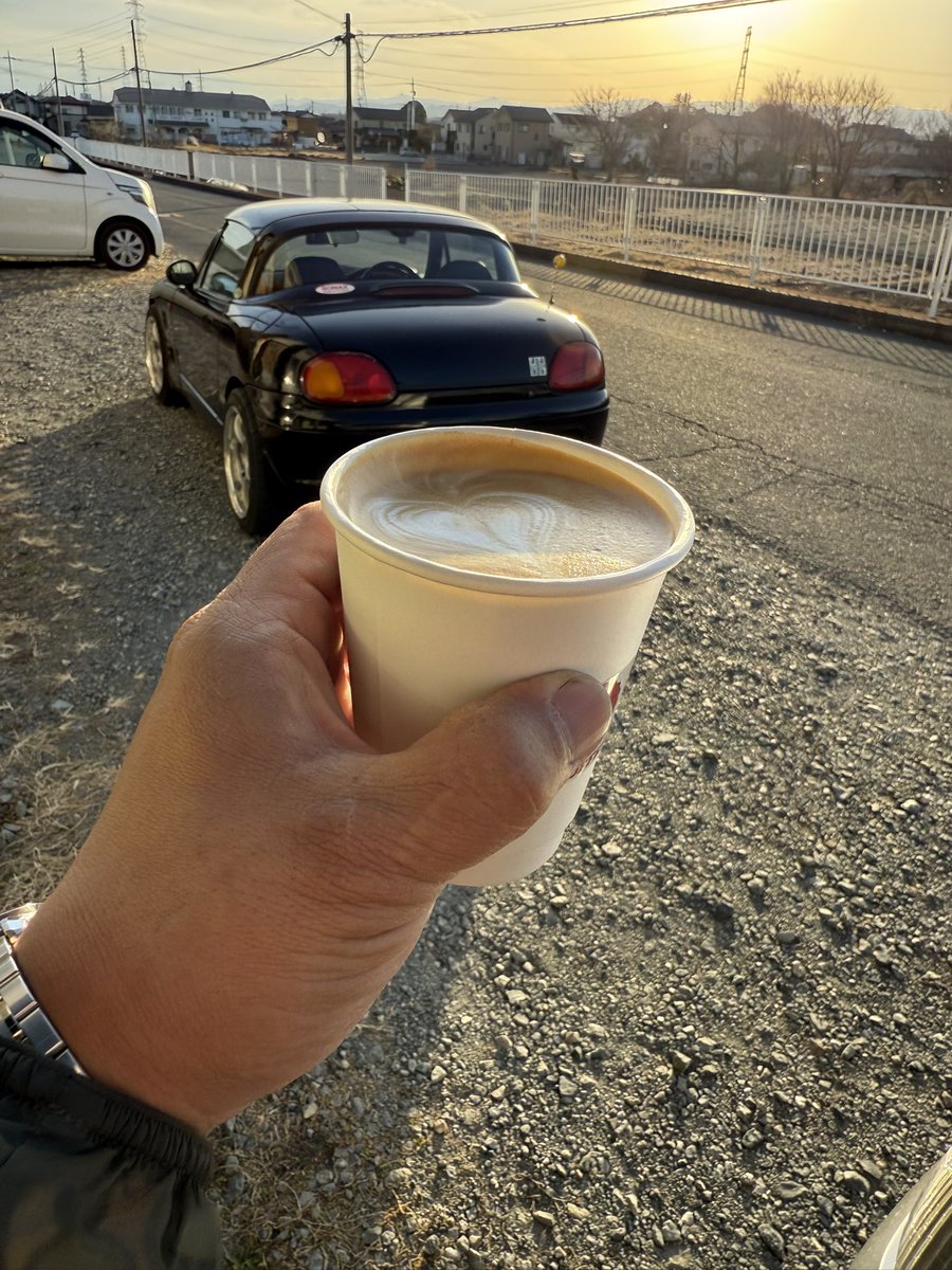 夕方にカプチーノでカプチーノ飲みに行った
