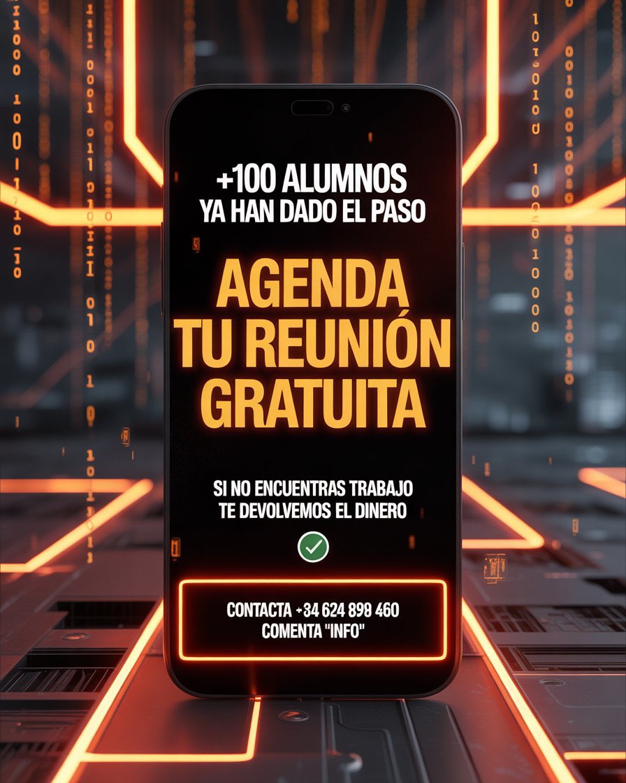 ¿QUIERES EMPLEO EN CIBERSEGURIDAD?
OSINT · Hacking Ético · Pentesting 👇🏻

💬 Comenta “INFO”
📘 Guía personalizada
📞 Reunión 100% gratuita
📍 Análisis real de tu perfil

tally.so/r/81zVNo

#ciberseguridad #hackingetico #empleo #tech