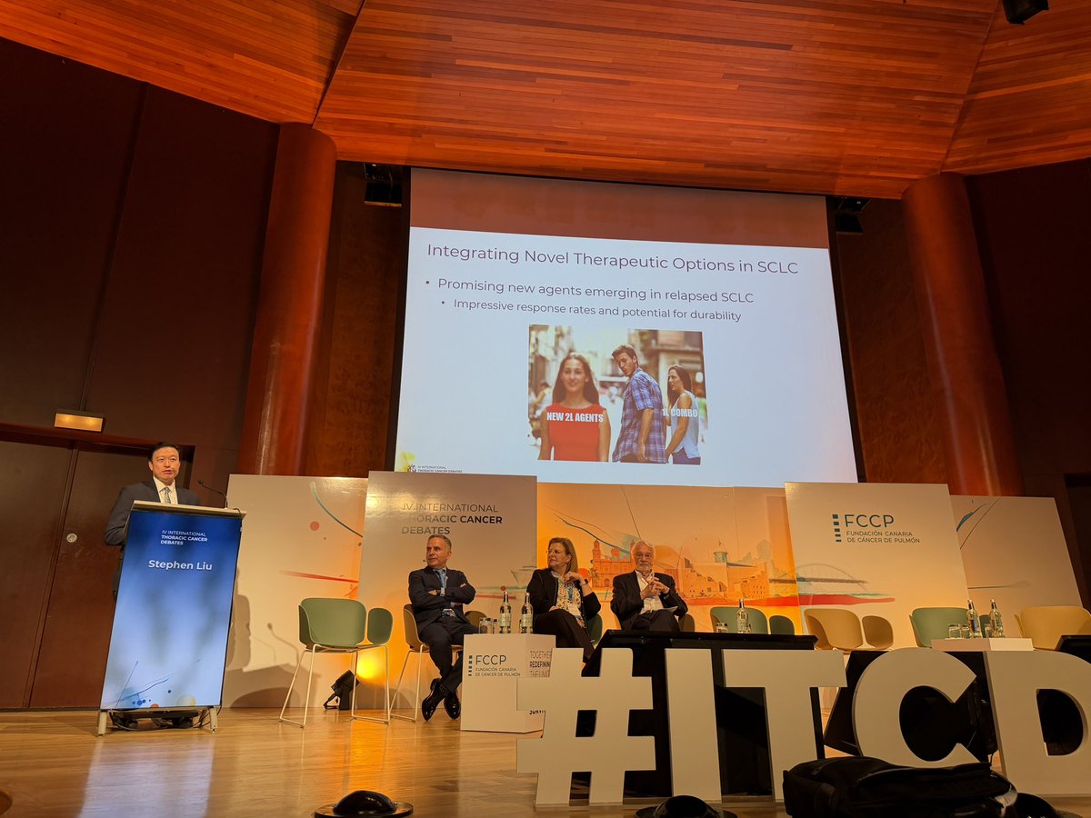 Fantastic session and panel on #SCLC to kick off day 2 of #ITCD2026 with <a href="/StephenVLiu/">Stephen V Liu, MD</a> <a href="/ElinardouHelena/">Helena Linardou</a> <a href="/g_mountzios/">Giannis Mountzios</a> 
Great initial insights from surgical resection in Irish SCLC cases, presented by <a href="/DrJNaidoo/">Jarushka Naidoo</a> 
Really thought-provoking discussion
