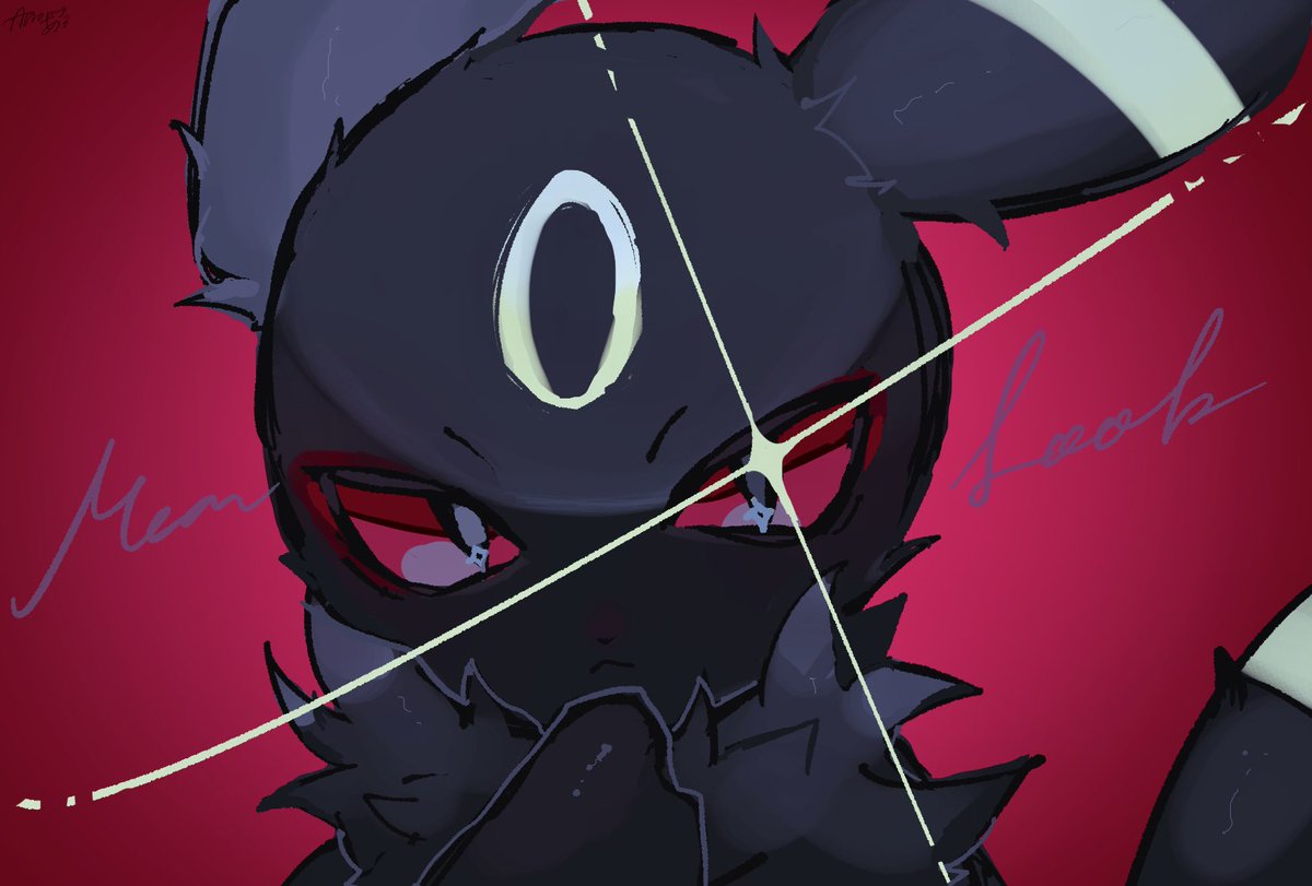 黒い眼差し
#ブラッキー #umbreon