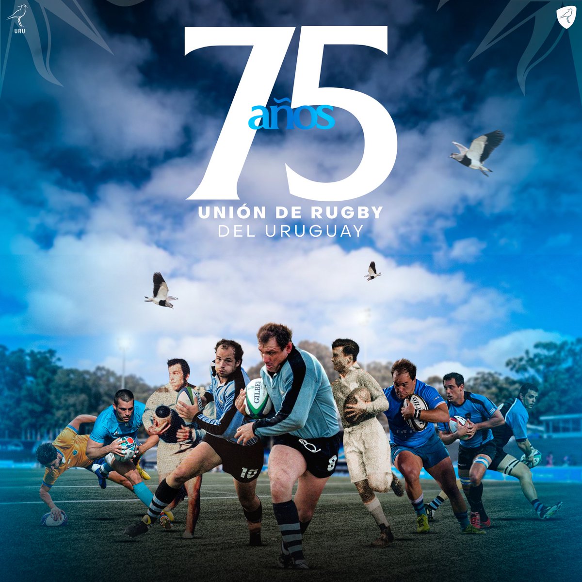 7️⃣5️⃣ aniversario de la Unión de Rugby del Uruguay. 

🗓️ 31/1/1951