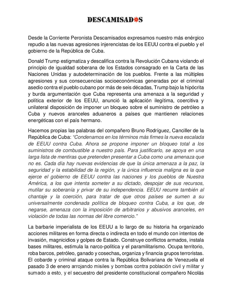 Internacionales Descamisados tweet media
