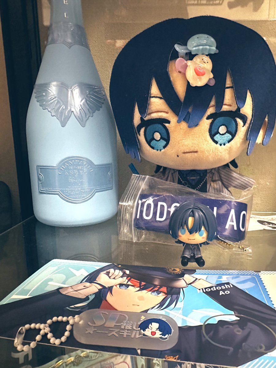 にここさん ずっと本棚の中にいるからねぇ🍾 #ぷち幸