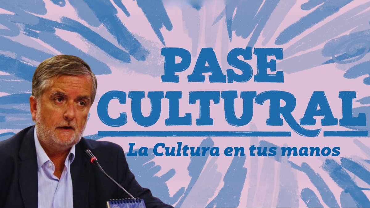 chvnoticias's tweet image. Futuro ministro de las Culturas anuncia que suspenderá el Pase Cultural cuando asuma nuevo gobierno

Más detalles acá ➡️ tinyurl.com/yhcr6kxz