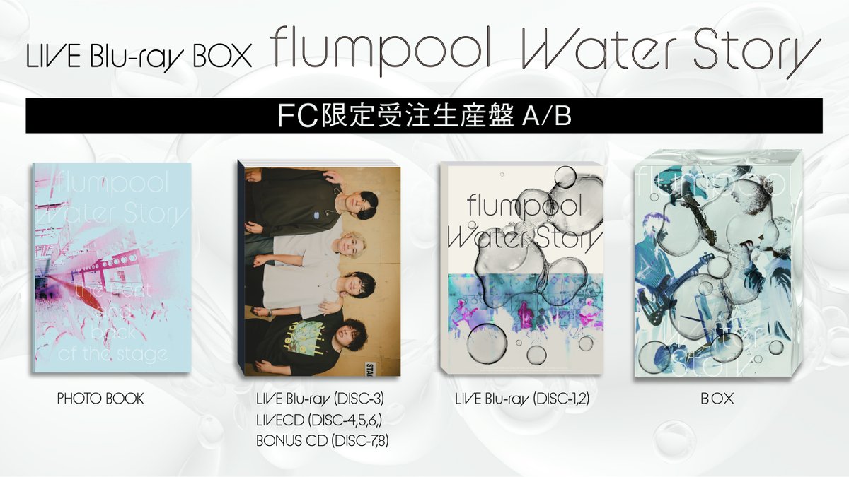 明日受注締切】 2026.3.25 Release LIVE Blu-ray BOX「Water Story