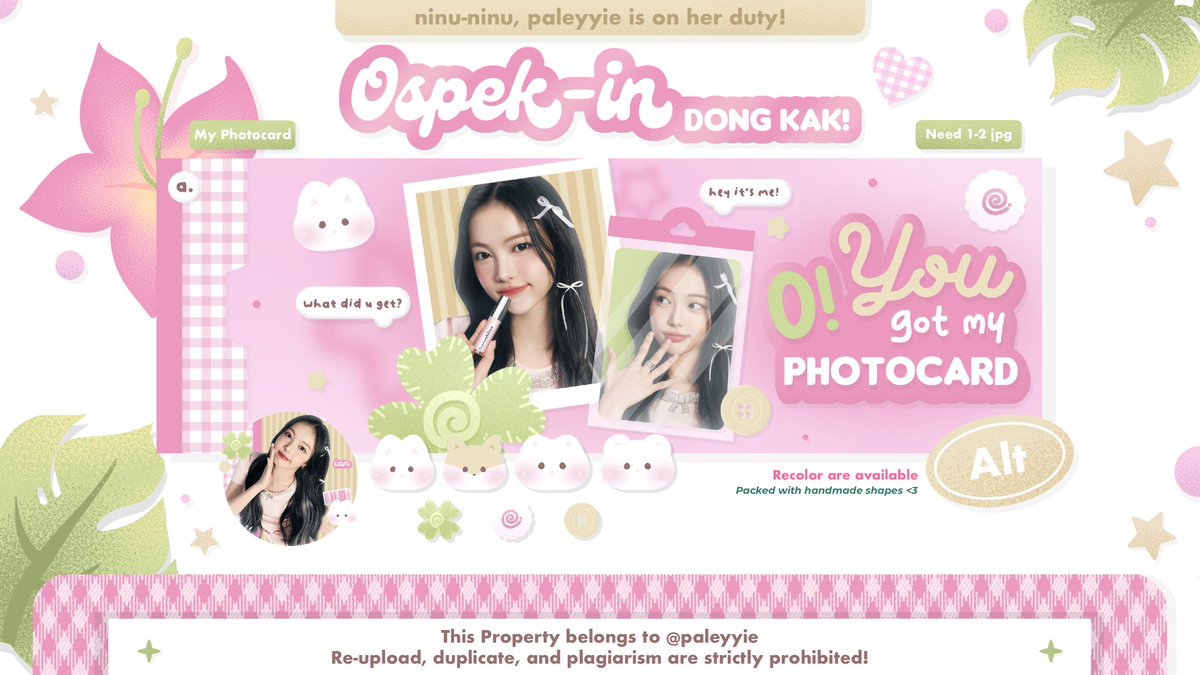 paleyyie's tweet image. help rt please, thanks! 

ciap ospeknya kak! 👩🏻‍🎨♥️ hemnlo teman! kenalin anak-anak baru aku temanya "MY-MY" sebagai TEMPLATE LAYOUT! knock my dm's jika tida aman ;] &amp;amp; leyotnya ufs ya! template nya bisa dijemput besok ciang 13.00 WIB (ALT for more) ⭐️

#zonauang #zonaba #zonajajan