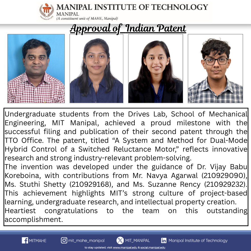Manipal Institute of Technology, Manipal tweet media