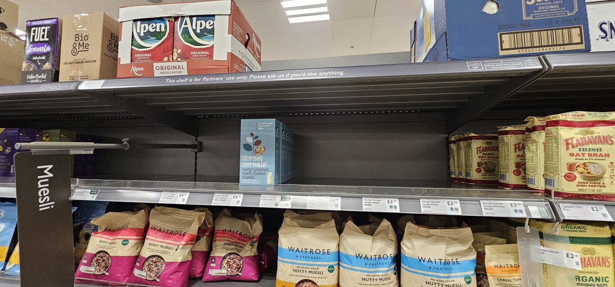 mike_layer's tweet photo. @waitrose I do appreciate the free gift for being a loyal customer, I really do. But every time we come to any of your stores to get them, the shelves are bare. What's the point in offering gifts for loyalty if you never have enough to go around? Disappointed again... https://t.co/sbBsYy6W99