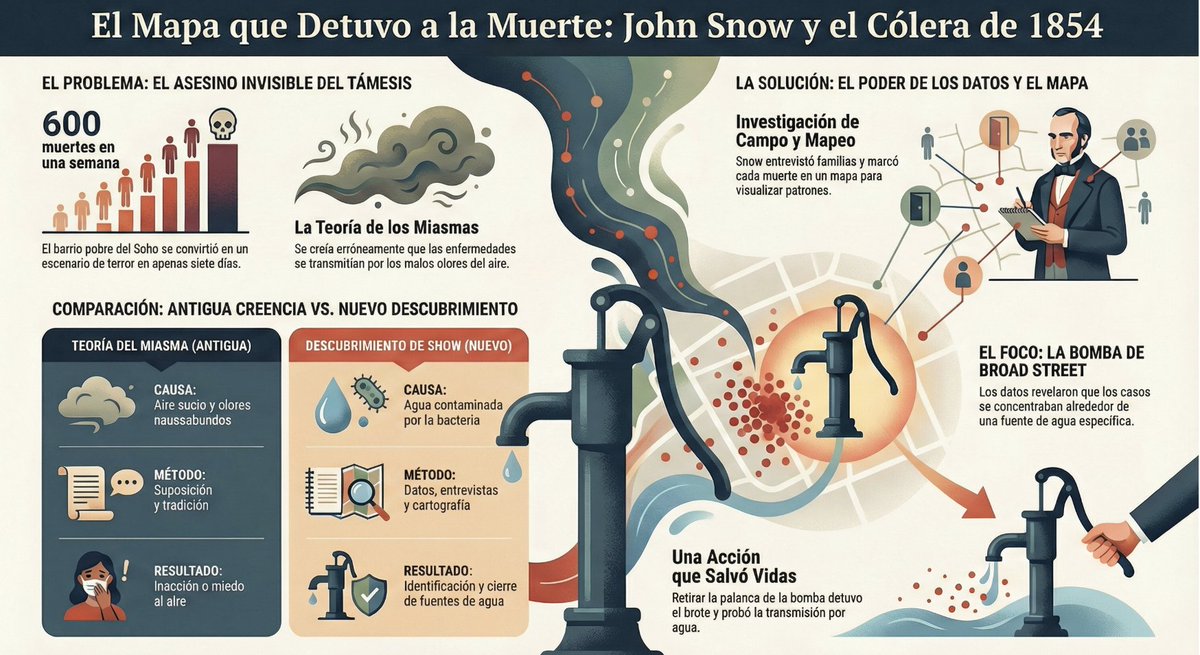 Si quieres saber más sobre la historia de John Snow y el cólera de 1854.... open.spotify.com/show/1mk1AL2Js…
<a href="/SEIMC_/">SEIMC</a> <a href="/ClinicaNavarra/">Clínica Universidad de Navarra</a> @medunav