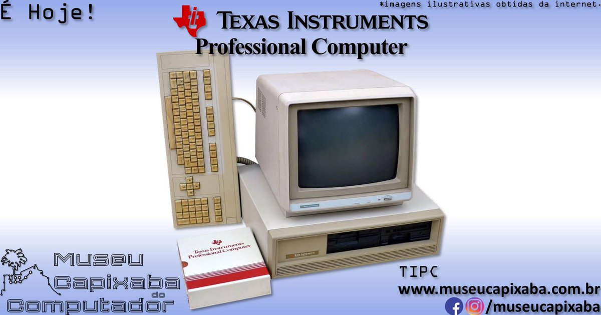 museucapixaba's tweet photo. É hoje! O microcomputador Texas Instruments Professional Computer (TIPC) de 1983.
+em https://t.co/pKoOVsbFJA
#MuseuCapixaba #mcc #éhoje #museu #Retro #OnThisDay #TexasInstruments #TI #TI994 #TI994A #TIPC #TIPPC #i8087 #i8088 #IBMPC #CPM86 #MSDOS #UCSDpSystem #UCSDPascal #CGA https://t.co/8aCcsRibKB