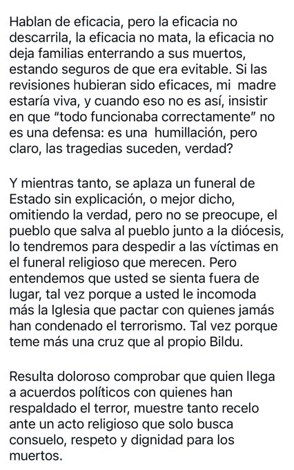Dravidica's tweet image. La carta de Fidel Sáenz, hijo de una víctima del accidente de tren de Ademuz, a Pedro Sánchez. 
Por favor, ayudenme a difundir para que los españoles escuchen el mensaje de Fidel al presidente del gobierno. #fidel #BuenosDías #ademuz