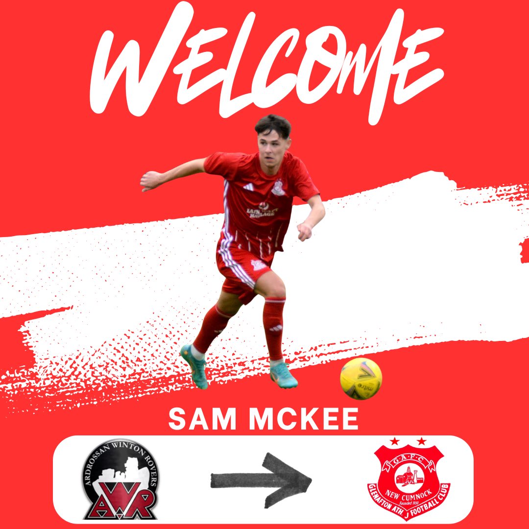 We are delighted to announce the return of attacking midfielder Sam McKee following a spell at Ardrossan Winton Rovers.

Sam has made over 100 appearances for the Glens  and we are delighted to welcome him back to the club.

Welcome back Sam!

#awatheglens 🔴⚪️