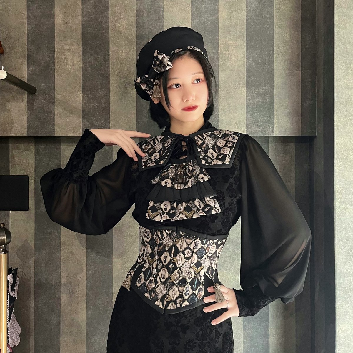 まくらくらま アビエタージュ ベレー帽 受注受付中】⚠️本日最終日⚠️ イラストレーターまくらくらまさん