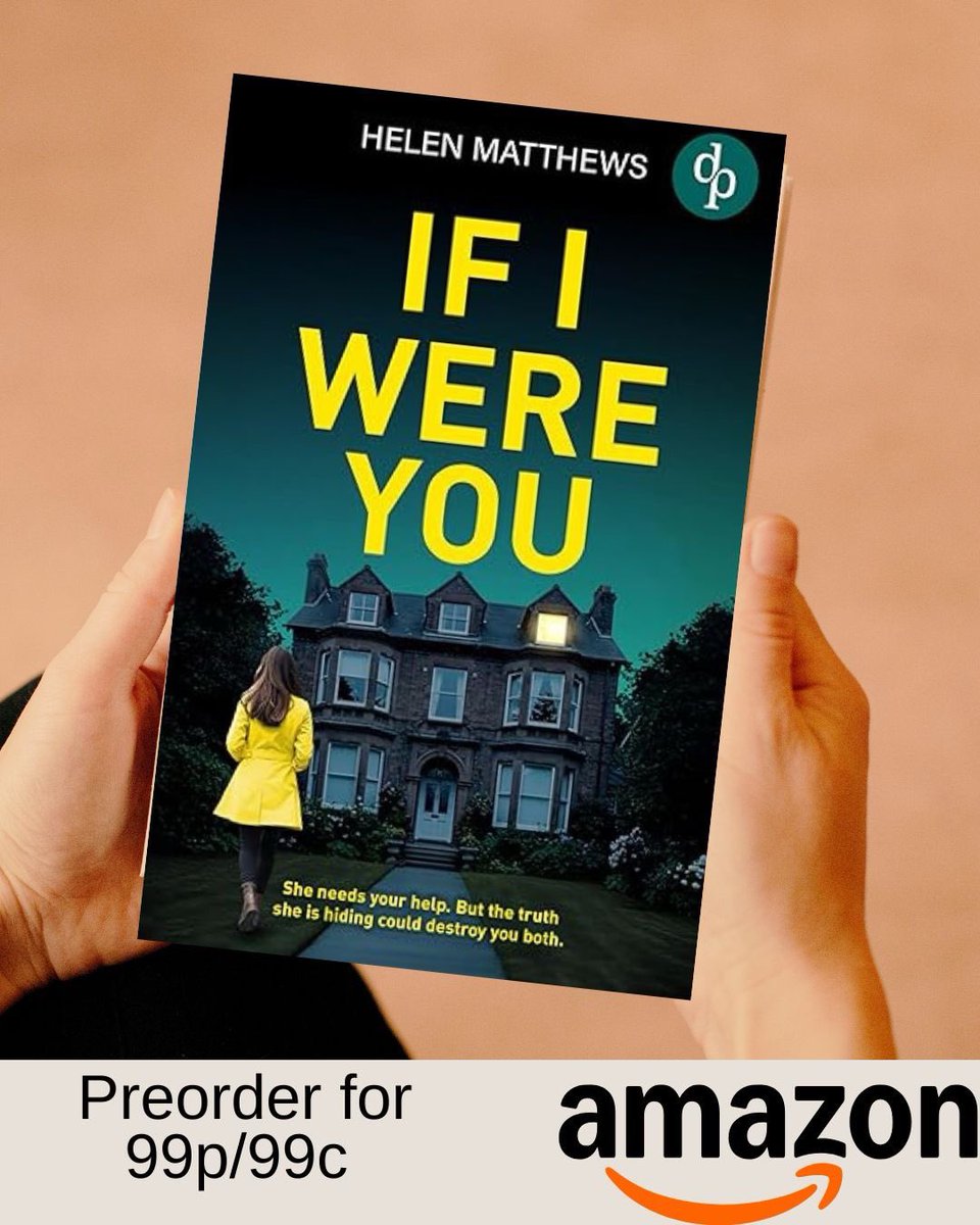 HelenMK7's tweet image. Five more sleeps! Suspense thriller If I Were You is out on Thursday 5th. If you like twisty domestic noir and stories about sisters #preorder #bargain price is just #99p.  mybook.to/IfIwereyou #crime #suspense #NewRelease