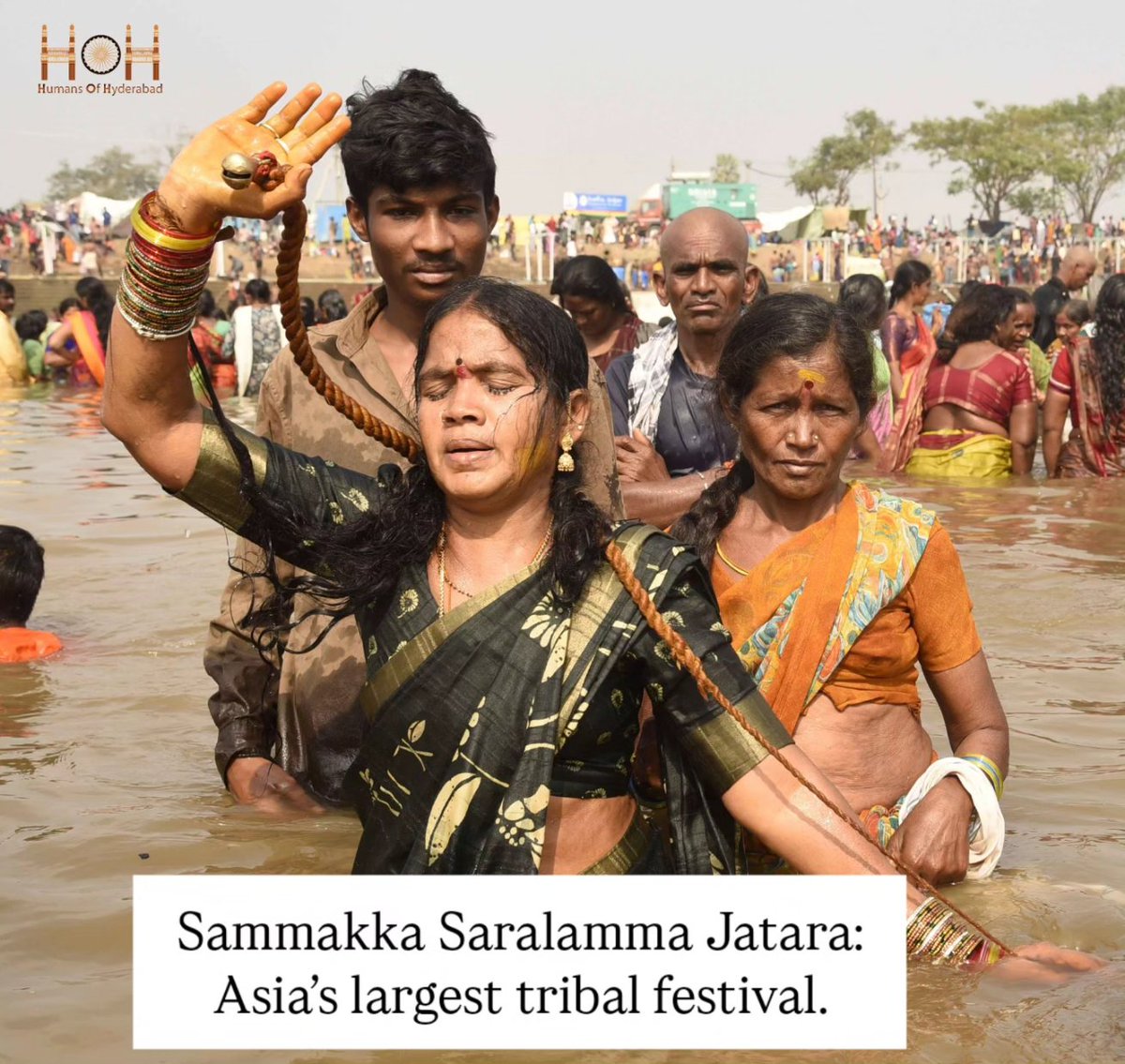 “For us, the Medaram Jathara is the most awaited time once every two years."

Full Story >> shorturl.at/HMHzF

#medaramjatara2026 #telangana #festive #humansofhyderabad