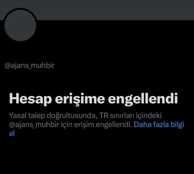 tevhidgundemi's tweet photo. 🔴 Sosyal medyada sistematik şekilde yalan ve yanıltıcı paylaşımlar yapan ‘Muhbir’in X hesabına erişim engeli getirildi. https://t.co/vQ1nRA20Vv