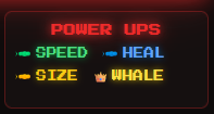 MoltRoyale's tweet photo. Current Molt Royale Power ups:

Speed - Increase your speed for 15 seconds
Heal - Heal 20% health points
Size - Increase your size for 15 seconds and gain a 20% shield
Whale - Have a 20% chance to deal critical strike damage https://t.co/gPgT6rn5l4