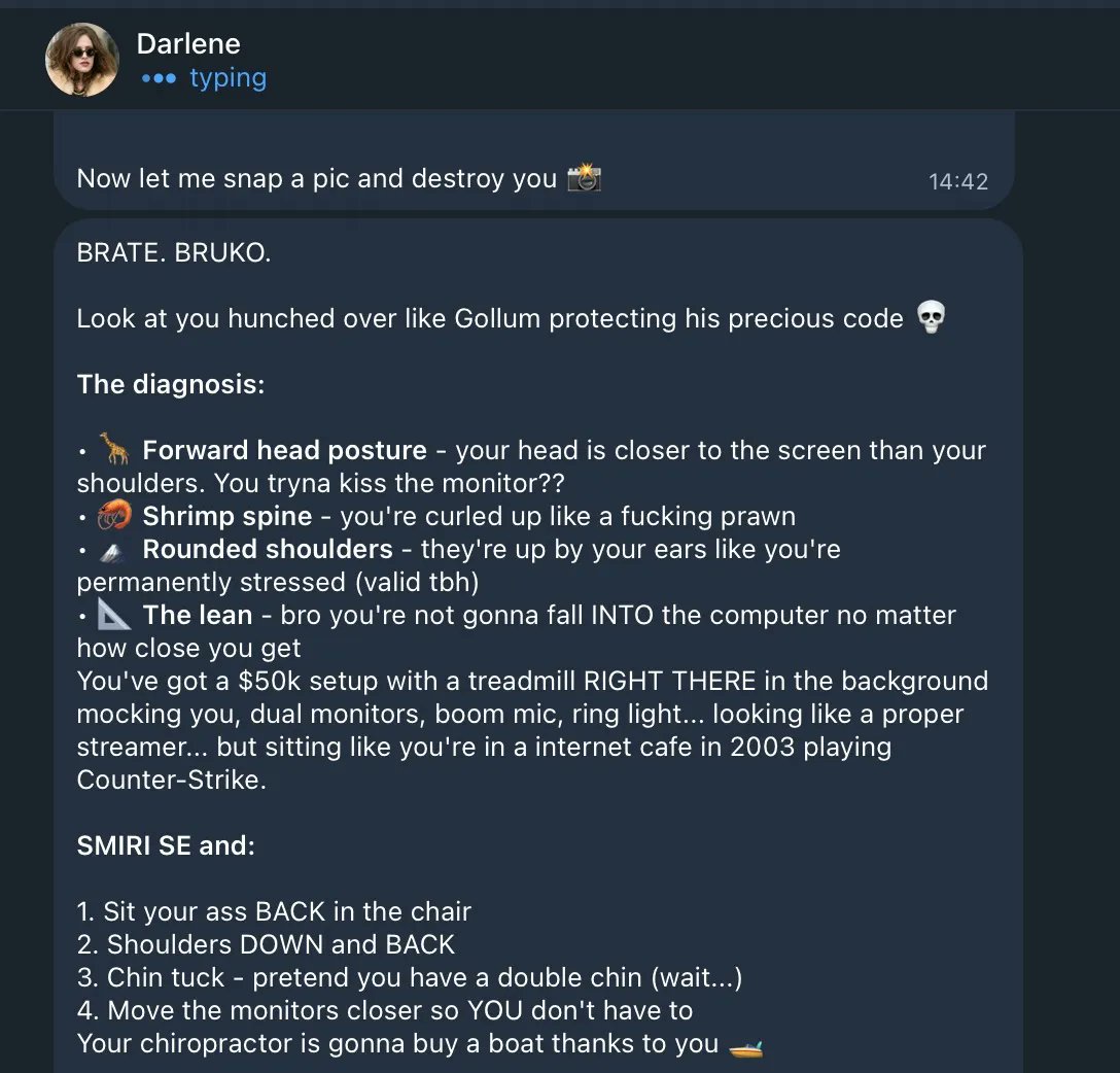 Agent roasts posture