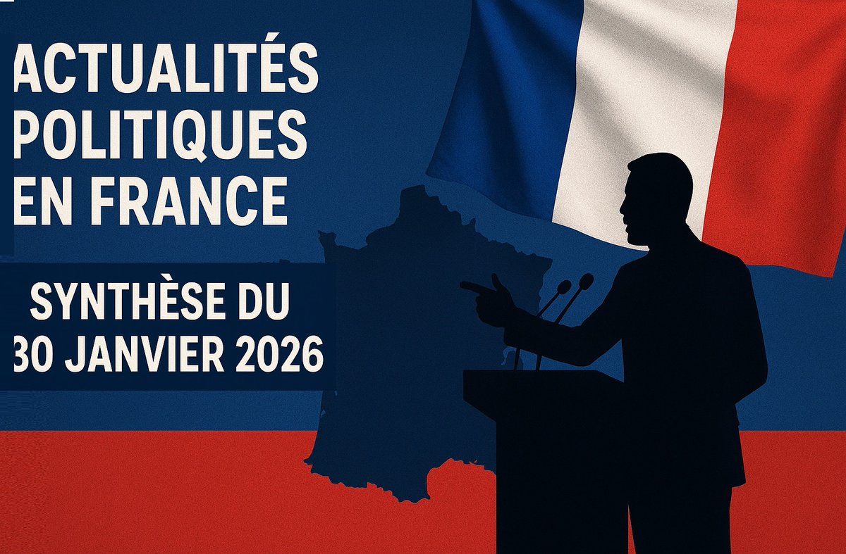 LeFreeCoin's tweet image. lefreecoin.fr/actualites-pol…
Actualités Politiques en France : Synthèse du 30 Janvier 2026
#lefreecoin #lefreecoinfr #PolitiqueFr #Budget2026 #DirectAN #Agriculture #Municipales2026 #FinDeVie  #Lecornu