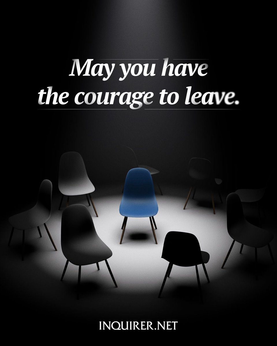 inquirerdotnet's tweet image. Sometimes, staying isn't worth your happiness.