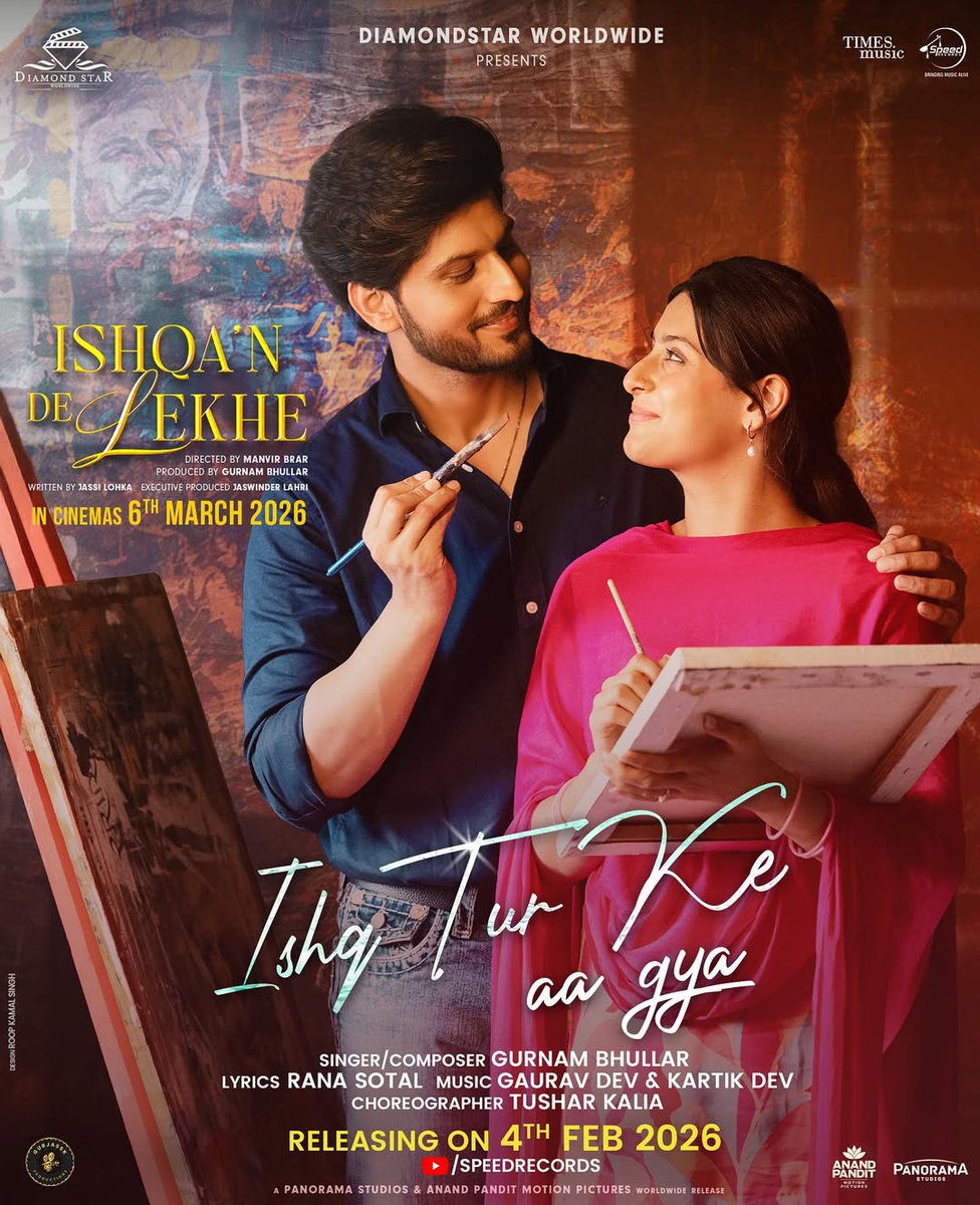 Second Song From Movie #IshqanDeLekhe 

#IshqTurKeAaGya Releasing On 4th Feb 

#GurnamBhullar #IshaMalviya