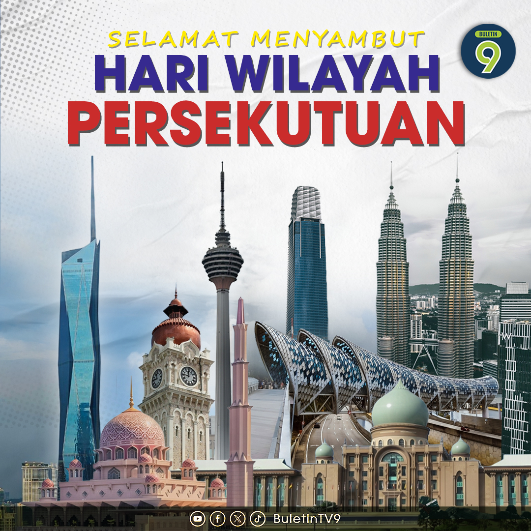 Selamat Menyambut Hari Wilayah Persekutuan

#BuletinTV9 #HariWilayahPersekutuan #WilayahPersekutuan