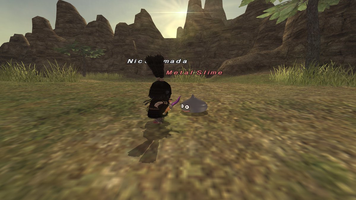 FF11 、DQXコラボ～～～！やっとできた。DQXFF14でコラボはやってきたがFFにスライムがいるのはやはり不思議な感じ、「Slime」表記が新鮮。ホーロー様も良かったねえ。 コイン集めるぞー！メタルスライムがつんよおおお！