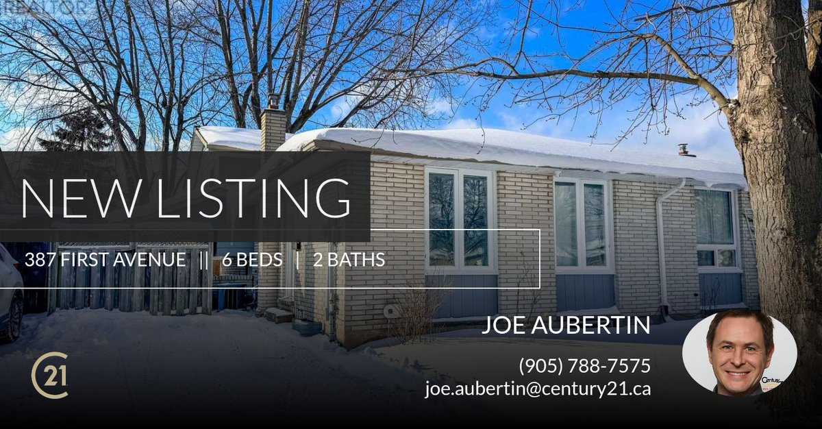 joeaubertin's tweet photo. 📍 New Listing 📍 Take a look at this fantastic new property that just hit the market located at 387 First Avenue in Welland (n. Welland). Reach out here or at (905) 788-7575 for more information

Joe Aubertin
Sales Representative ... https://t.co/QMnTzeJneU https://t.co/KvW46cFMV9