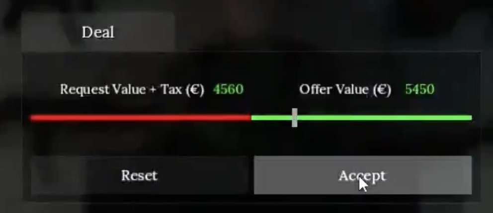 Even in a post-apocalyptic Europe you still have to pay your taxes.