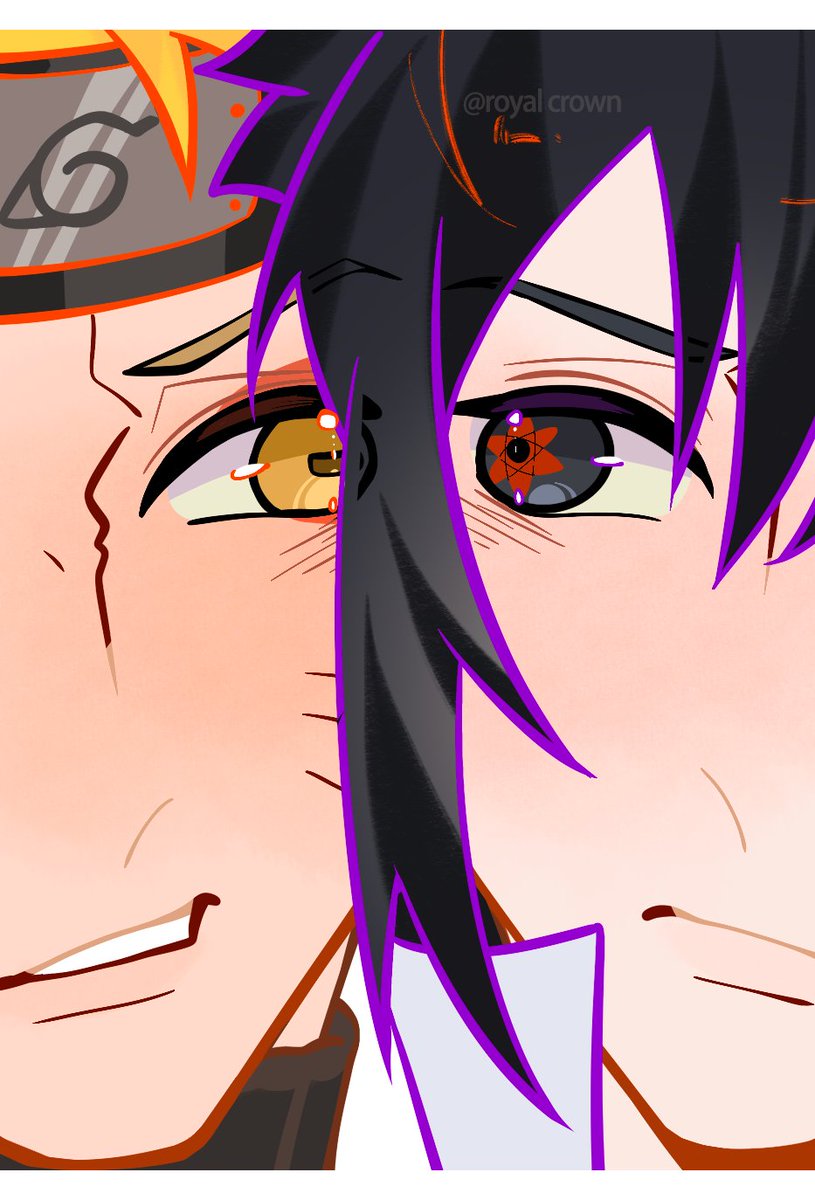 #narusasu 
你瞅啥？<(｀^´)>