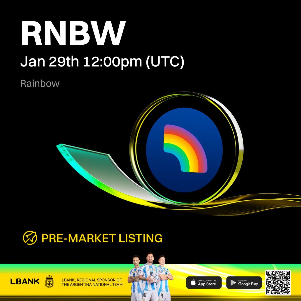 LBank continues expanding its lineup as RNBW BP and ELON1 are officially listed and live.

#LBankAngel #LBank10Years