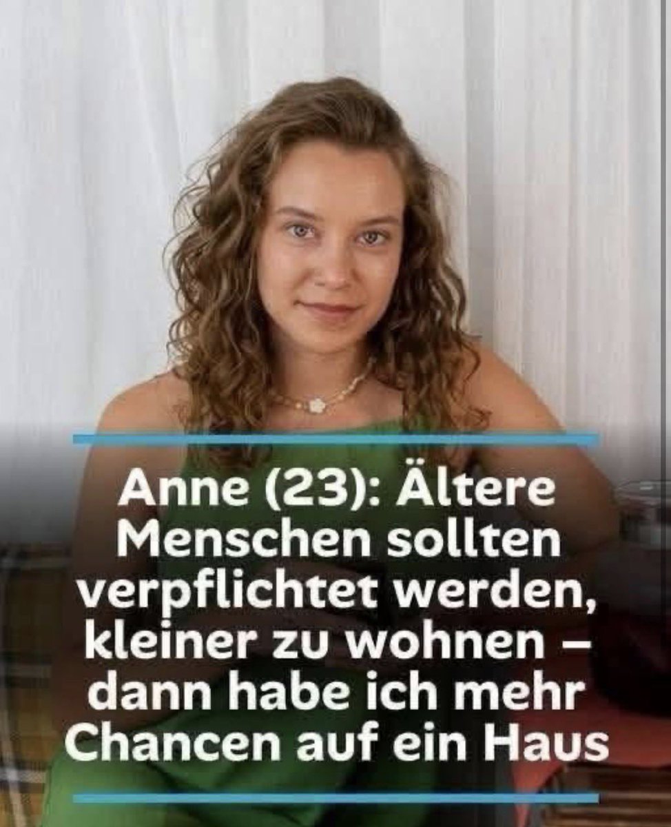 Früher:
Ich werde hart arbeiten, um später auch in einem schönen Häuschen mit Garten zu leben.

Heute:
Ich will das Häuschen von dem Rentner haben, der sich dafür Jahrzehnte krummgearbeitet hat.