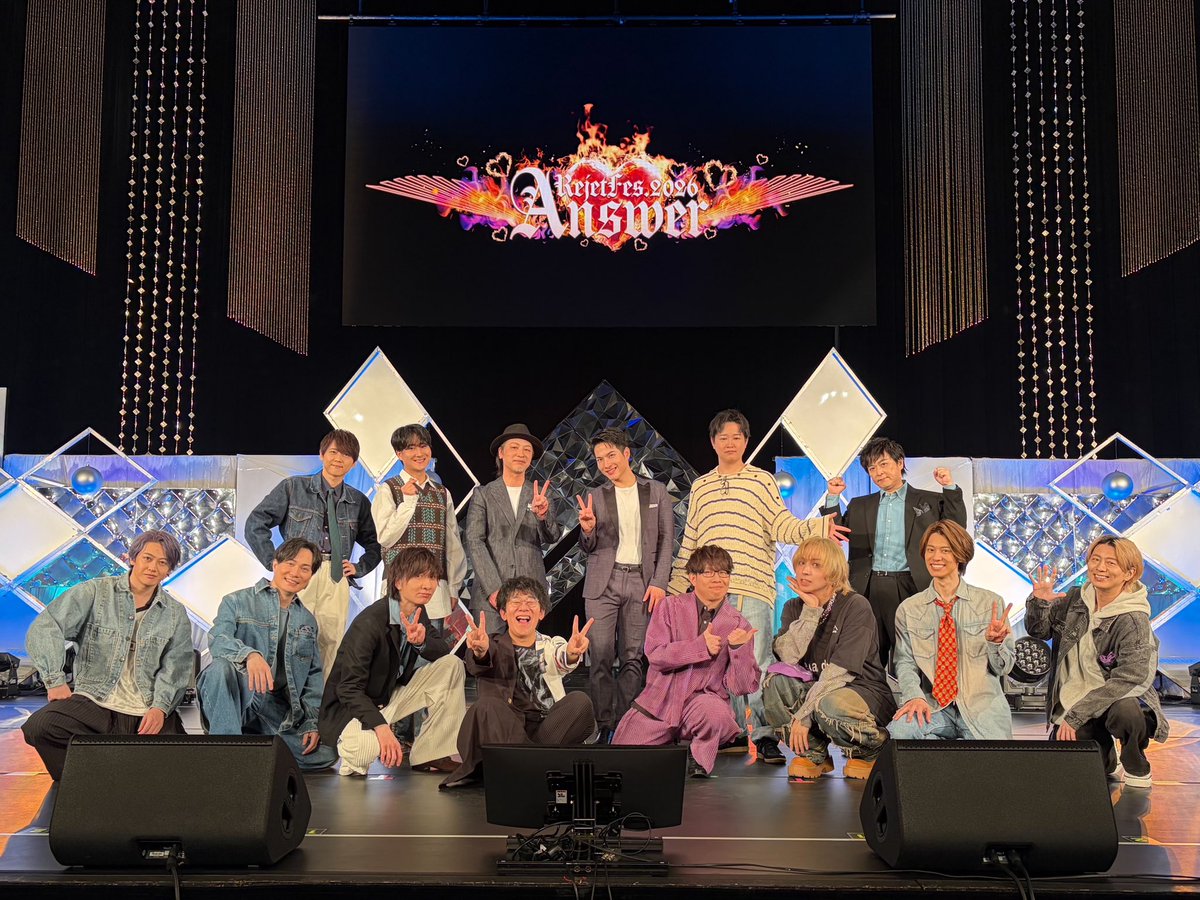 KAJI__OFFICIAL's tweet photo. #リジェフェス 夜の部も終了しました🔥

#梶裕貴 は『DIABOLIK LOVERS』
『幽玄ロマンチカ』『√HAPPY+SUGAR=IDOL』
出演キャストとして登壇🗣️

濃い…濃すぎる…これこそRejet…！！！笑
明日も2公演、よろしくお願いします🪽 https://t.co/DsZEnCXj5j