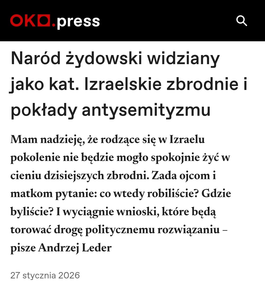 agnieszkawolsk9's tweet photo. #Hartman wraz z dwoma publicystkami próbuje na łamach pro-🇮🇱 portalu #onet (Springer) medialnie zlinczować filozofa Andrzeja Ledera. Dlaczego?
Bo ten ośmielił się napisać o odpowiedzialności 🇮🇱 za zagładę cywilów w #Gaza.
https://t.co/NEtzy43XbB , https://t.co/csSxZXnQjz https://t.co/lwKhxZTzsR