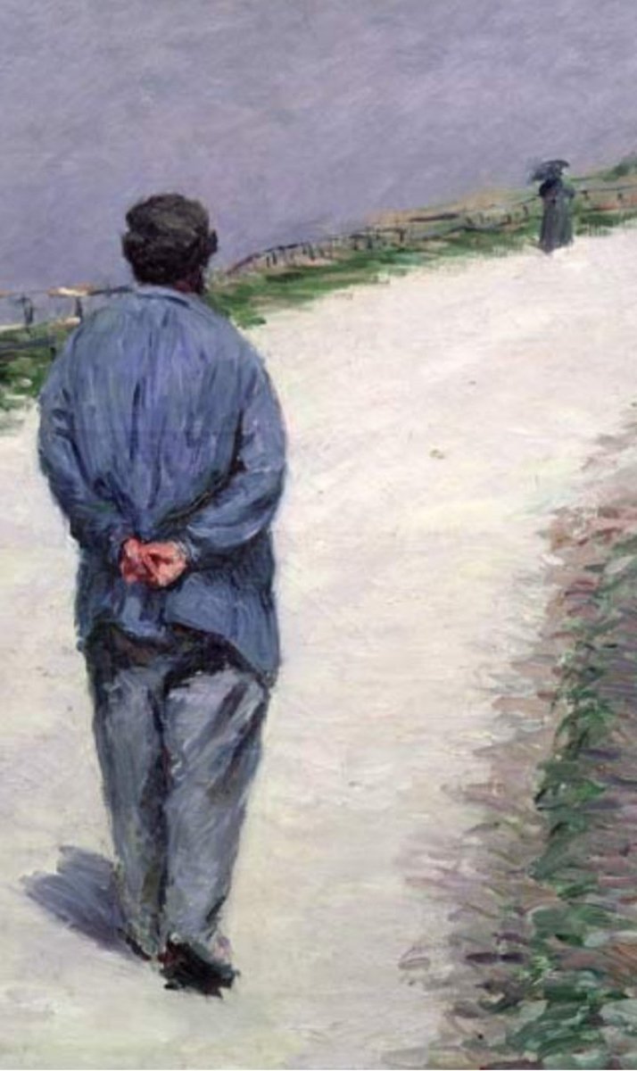 BeaCherryPellat's tweet photo. Deux toiles de Caillebotte : le père Magloire à Etretat (de dos) - à voir au musée des Beaux-arts de Lyon / le père Magloire à Etretat (de face) - à voir à l'hôtel de Caumont à Aix @Caumont_Aix https://t.co/Uyv2zjMn9E