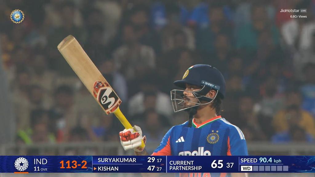 AkshayUpadh007's tweet photo. Nice 100 💯🔥 century 
किशन का तूफान 
🥎🏏
@ishankishan51 https://t.co/A0JxhT3U6q