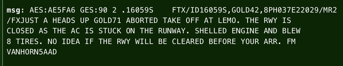 ReinaldoDMM's tweet photo. 🇪🇸 Moron AB

1️⃣ Según parece, un KC-46 Pegasus #AE63B5 20-46073 - GOLD 71 abortó despegue por problemas con un motor y reventó neumáticos. Pendiente de más información/ confirmación. https://t.co/jsjrwFUk1B