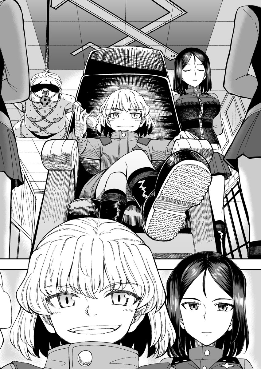 黒森峰10連覇を阻止する前夜のカチューシャ漫画
1/4 