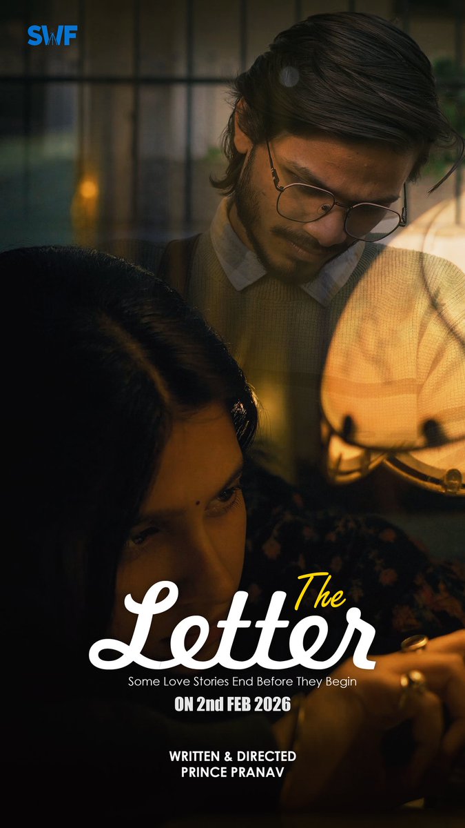 SappyWorldFilms's tweet photo. Some Love Stories End Before They Begin ! ❤️

#TheLetter Short Series is releasing on 2nd Feb 2026. Please Do Share. ✨🤞
Streaming on @SappyWorldFilms Yt. Channel.

Poster by Shivam Yadav https://t.co/cydJnF9XlL