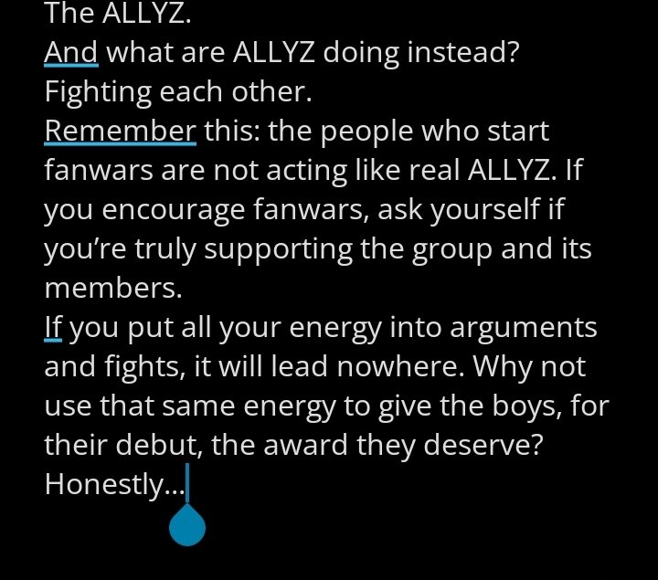 RebekaVans's tweet photo. I’m very, very disappointed by the behavior of some ALLYZ these past few days, honestly.
Please remember: a group can only debut once in its entire existence.
Awards are not that easy to win.
#ALLYZ #ALPHADRIVEONE #FocusOnAwards #NoFanwars #RespectAllMembers https://t.co/Wo6qt1hyN9