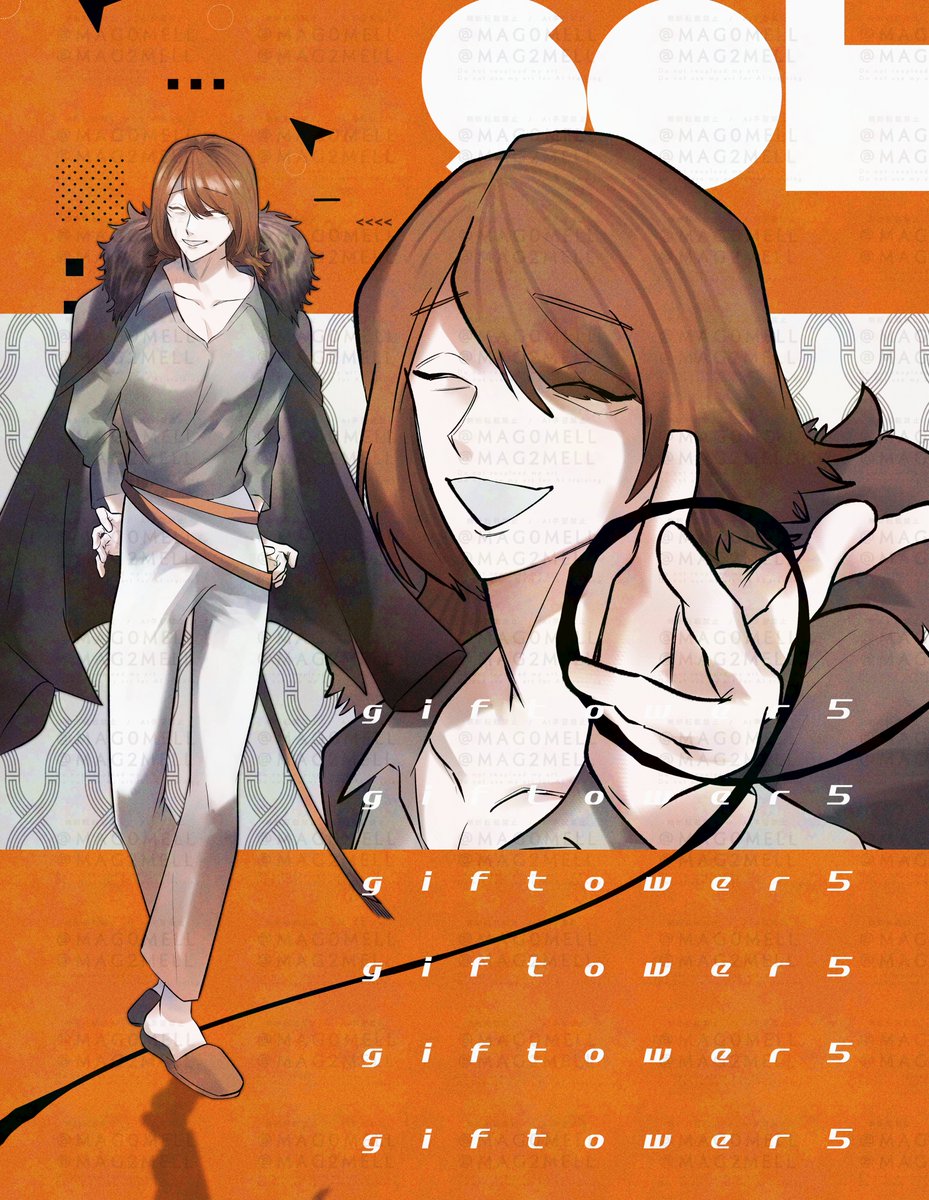 MAG0MELL's tweet photo. こちらの企画、祝福の塔5【@giftower5 】に参加させていただきます！
信用されないタイプの糸目です、裏切らないよ！
人を気安く口説きます😘

共通🎁#Gift5_CS
個人🦁#祝福の塔5_信用されない https://t.co/gu5wJlqKW4