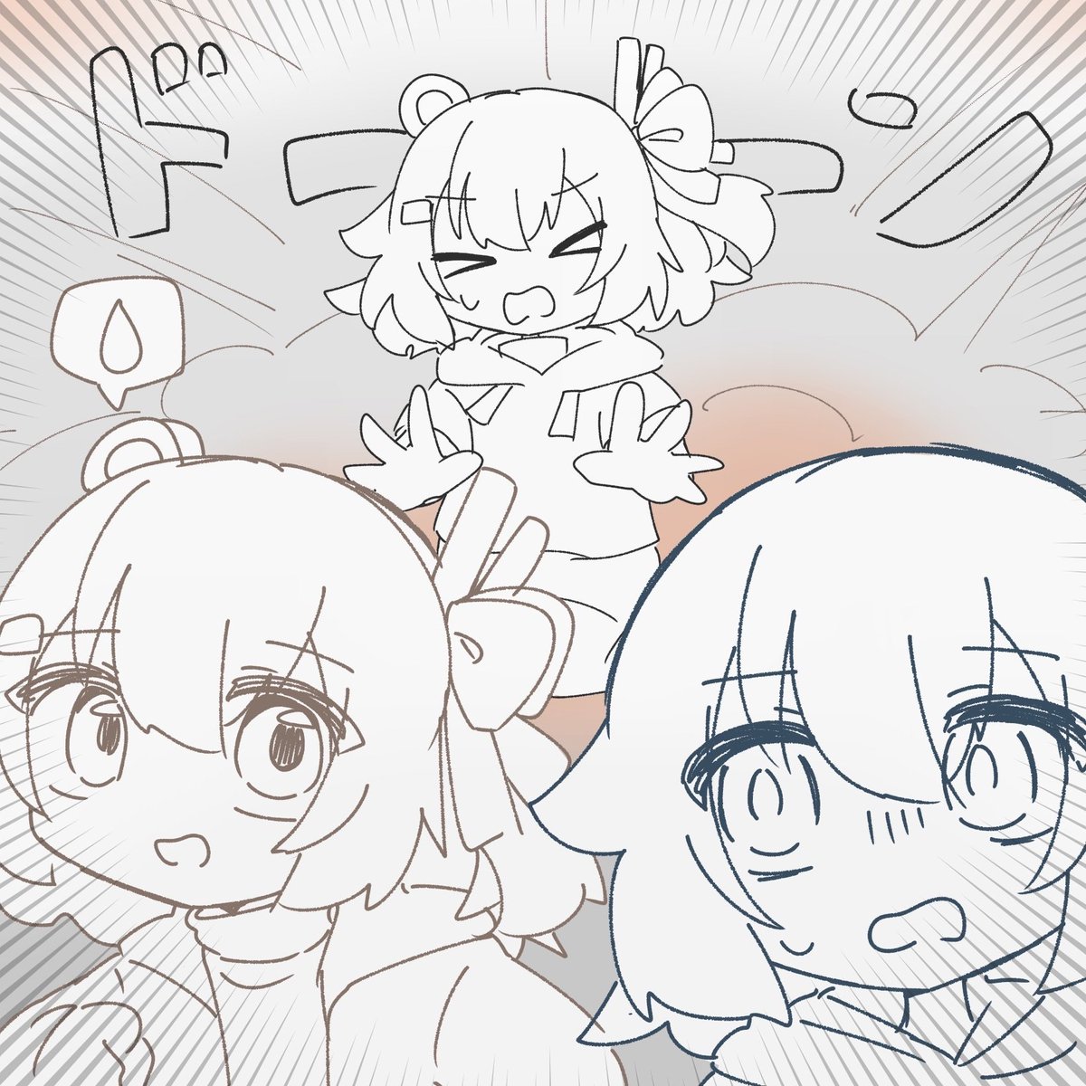 これはお知らせ用にしようとしてボツにしたラクガキです
本日よりよろしくお願いします