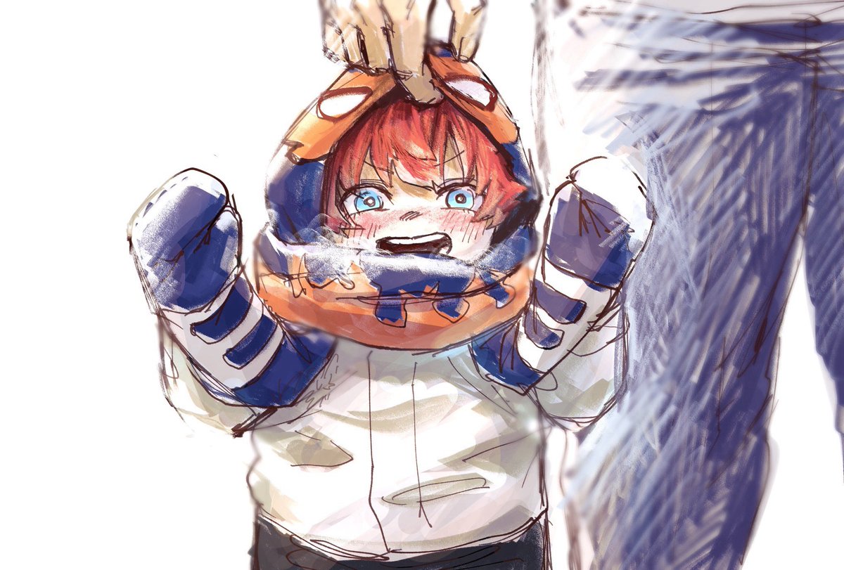 #eutuend_2week
<a href="/eted_dr/">🔥🏹/🔥💙版2weekドロライ</a> 

お題【マフラー】です！

久々に参加したい気持ちだけで描いたので、、、薄目で見てください…
🔥🏹イベに出るオタクが描いたので🔥🏹です()