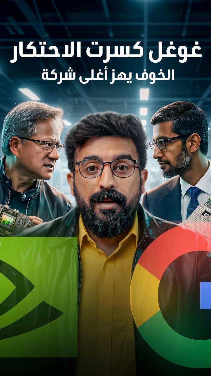 شرائح «TPU».. ابتكارات «غوغل» تقلق «إنفيديا» وتنذر بزلزال في سوق الذكاء الاصطناعي 