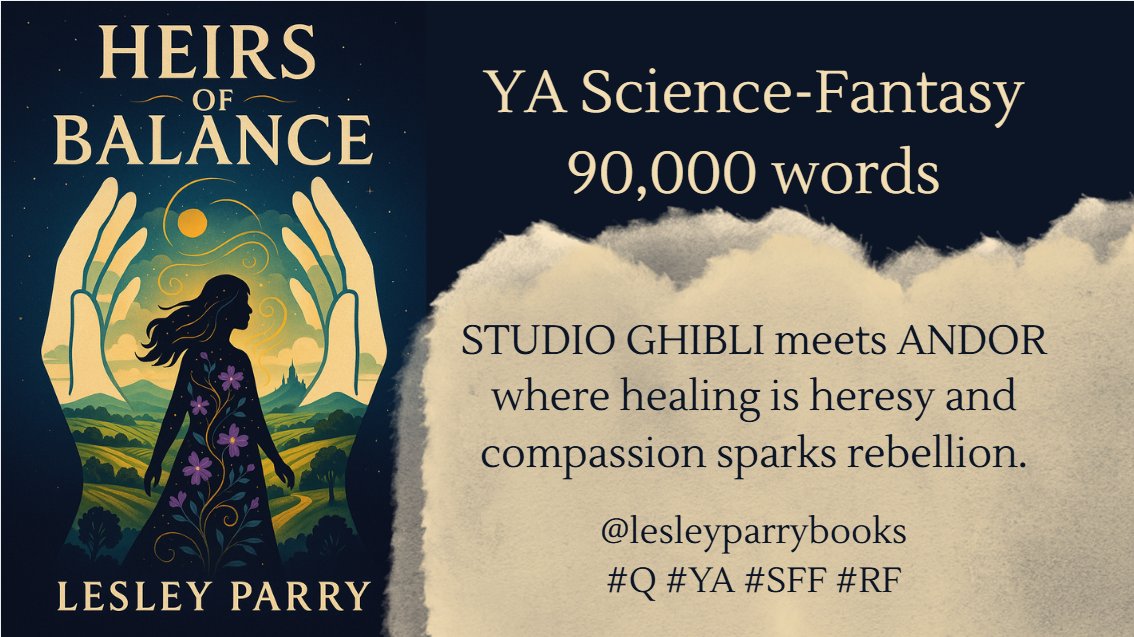 lesparrybooks's tweet image. What if medicine was illegal and you had the power to heal?
HEIRS OF BALANCE
GHIBLI x ANDOR
🌱 Post-apocalypse hopepunk
🤐 Family secrets
🧬 Science-based magic
❤️‍🔥 Slow-burn romance
🥹 Found family
REP: 🧠 ND 🤎 BIPOC 🌈 LGBTQ+ characters
#QuestPit #Q #SFF #RF #AmQuerying